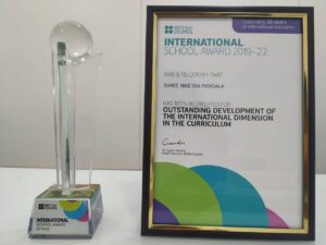 The Prestigious International School Award by British Council of India.